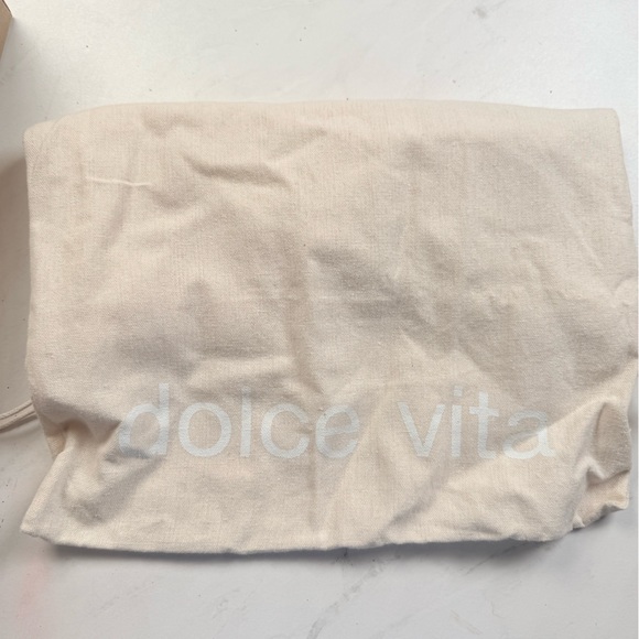 Dolce Vita Kanika Pearl Low Mules Flats Vanilla Pearls - Picture 8 of 9